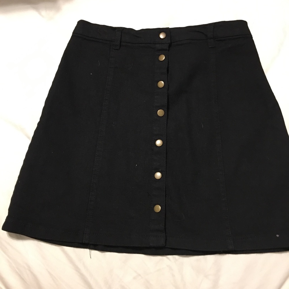 Button down skirt